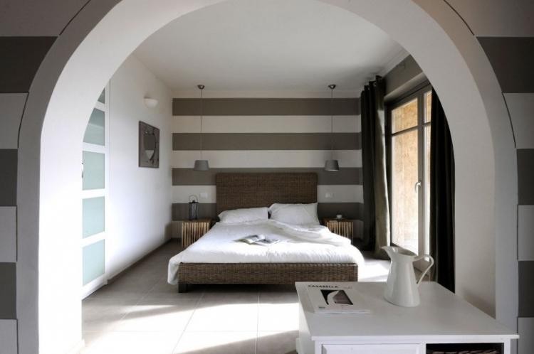 Арки из гипсокартона в спальне