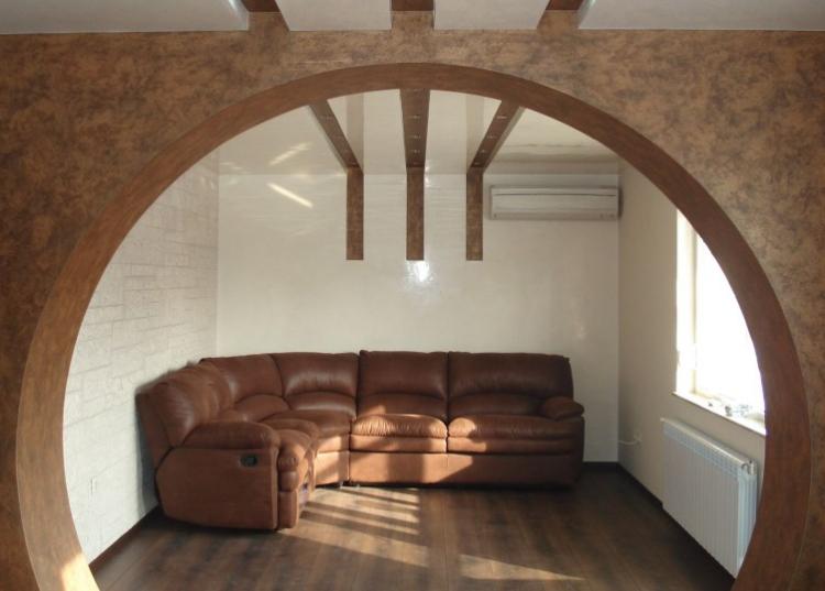 Круглые арки из гипсокартона