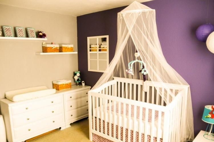 Балдахин на детскую кроватку - идеи дизайна фото