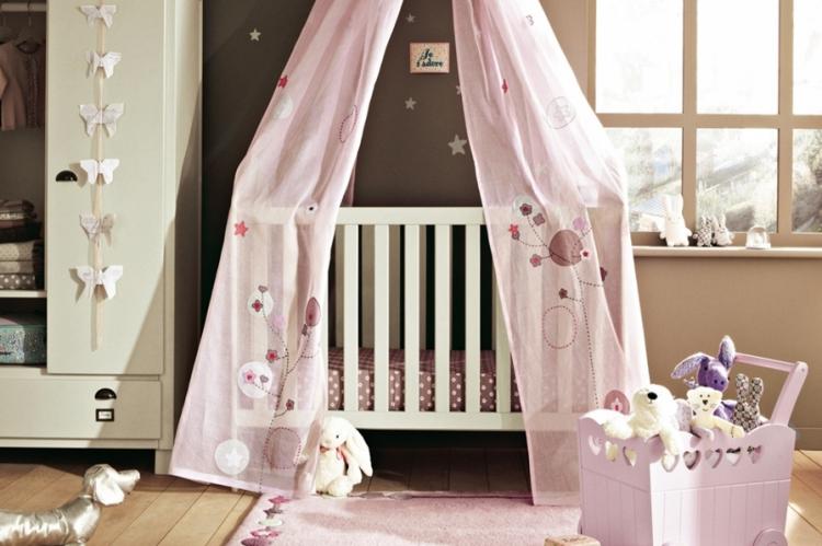 Балдахин на детскую кроватку - идеи дизайна фото