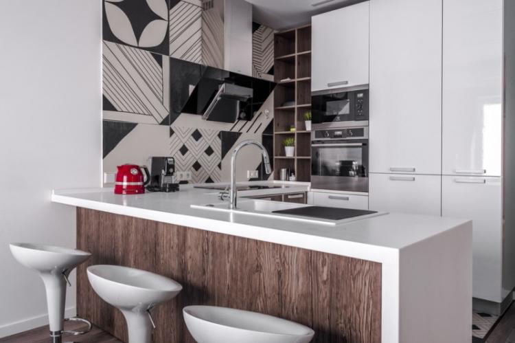 Встроенная барная стойка - Виды барных стоек для кухни