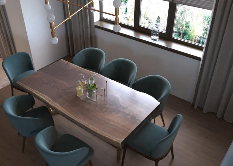 Black Style Home: Интерьер кухни-гостиной