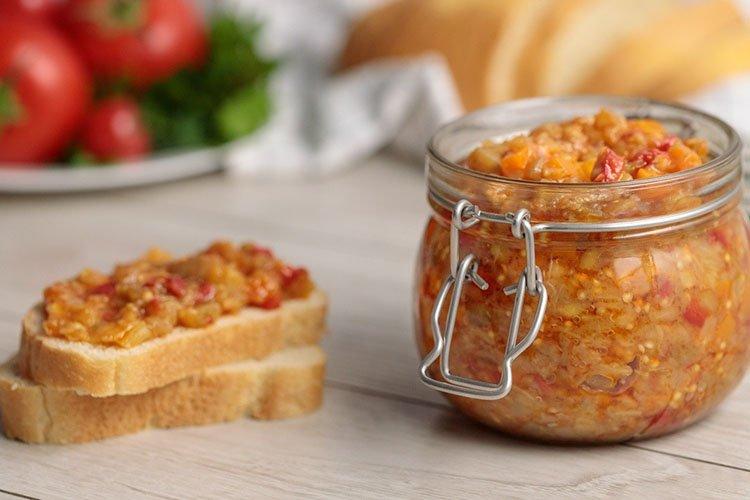 Баклажанный паштет с кедровыми орехами - Блюда из баклажанов рецепты