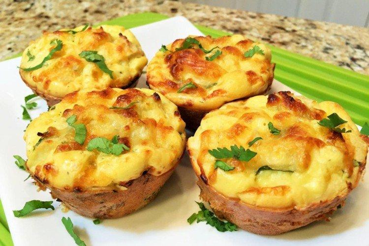 Куриные маффины с грибами - рецепты