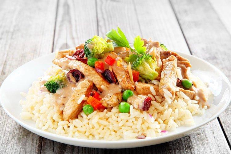 Индейка с рисом в рукаве - рецепты