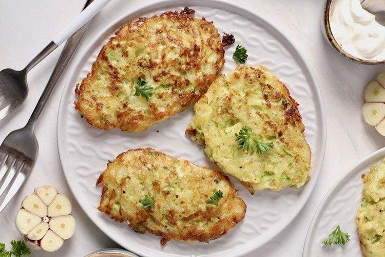 Кабачковые драники - Блюда из кабачков рецепты