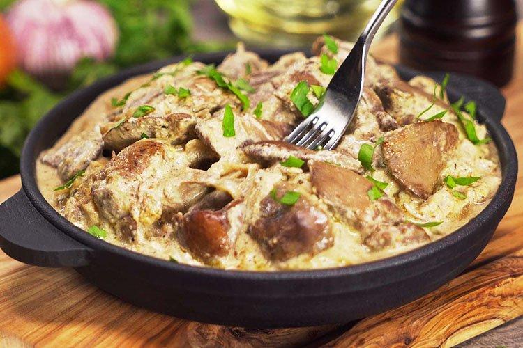 Куриная печень на сковороде - рецепты