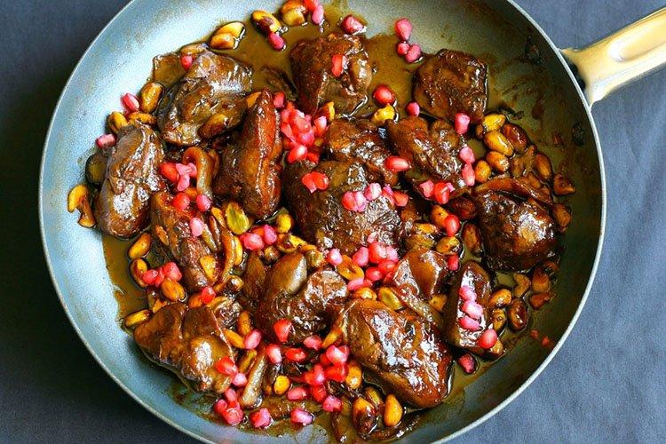 Куриная печень пикантная - рецепты