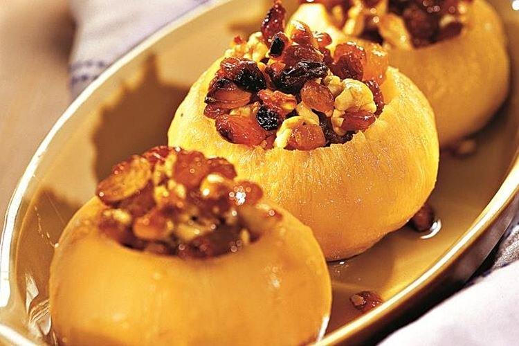 Фаршированная репа с орехами и изюмом - рецепты