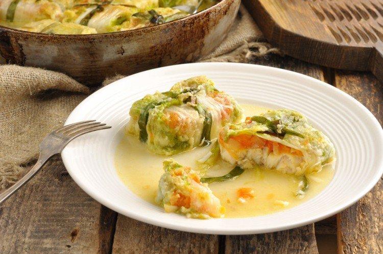 Рыба в пекинской капусте - рецепты