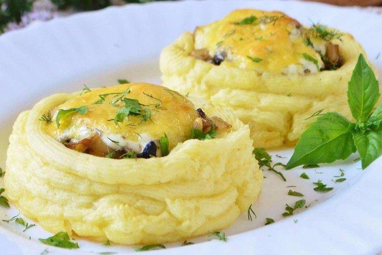 Гнезда из рыбы - рецепты