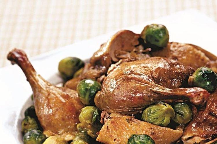 Утка с брюссельской капустой - рецепты