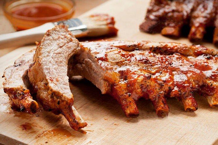 Ребрышки в вине - Блюда в духовке рецепты