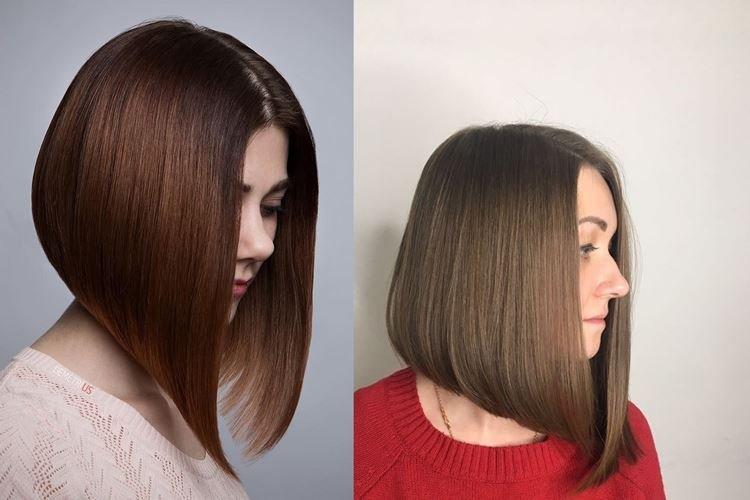 Геометричное боб каре с удлинением