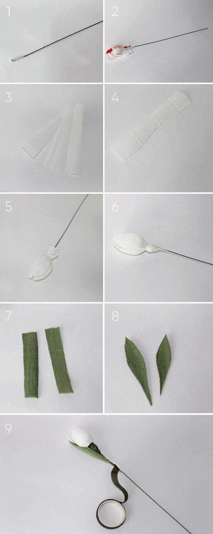 Красивые тюльпаны - букеты из конфет своими руками