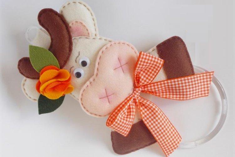 Бычок из фетра своими руками - фото и идеи