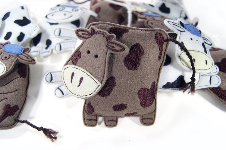 Бычок из фетра своими руками - фото и идеи