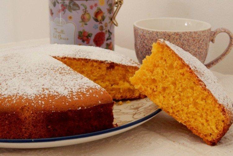 Быстрый тыквенный пирог к чаю - рецепты