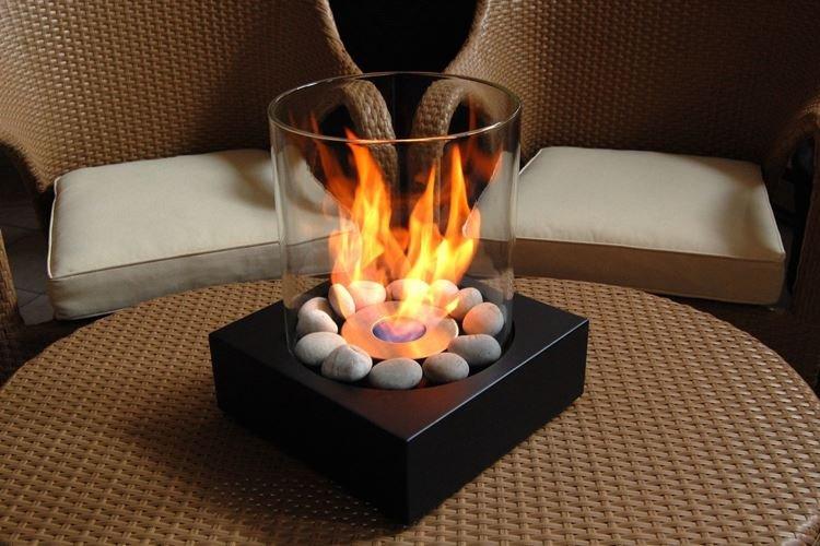 Настольный биокамин - Что подарить маме на День рождения от сына