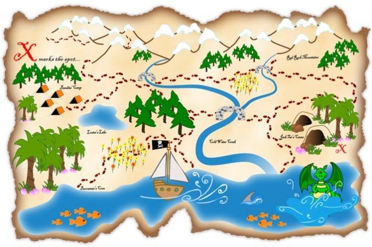 Карта сокровищ - Что подарить ребенку на Новый год 2021