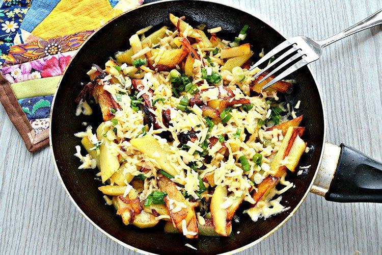 Жареная картошка с фаршем - Что приготовить из фарша и картошки рецепты