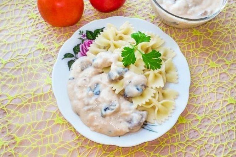 Грибной соус с говяжьим фаршем - Что приготовить из говяжьего фарша рецепты