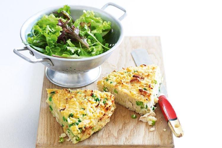 Пирог из ризотто - Что приготовить из куриной грудки