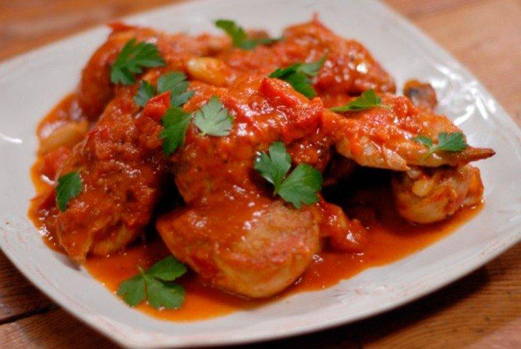 Свинина в томатной пасте под сыром - Что приготовить из свинины