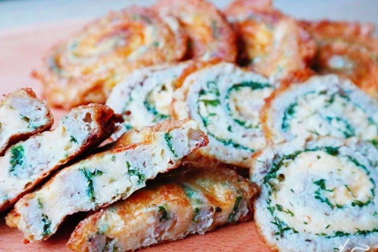 Закуска из свиного фарша и сыра - Что приготовить из свиного фарша рецепты