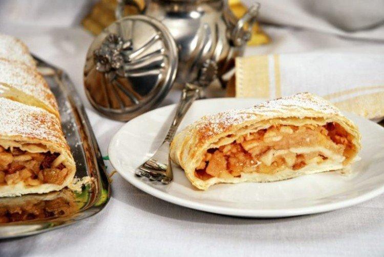 Яблочная шаурма - Что приготовить из яблок рецепты