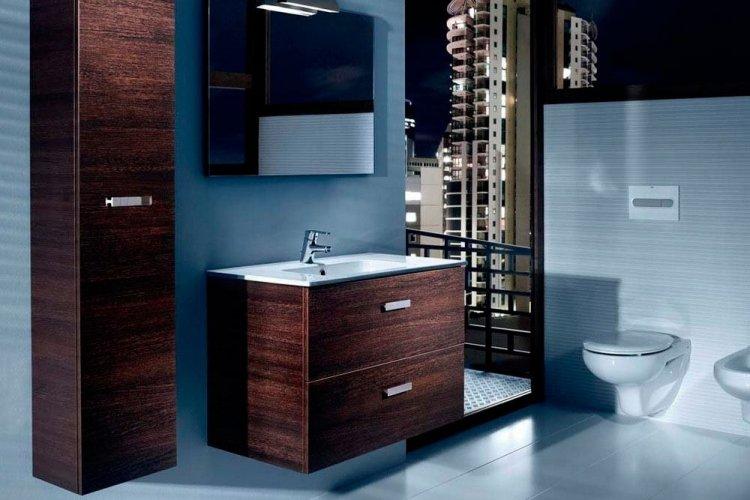 Цвет венге в ванной - дизайн фото