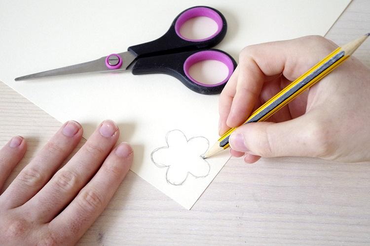 Букет белых цветов - Цветы из бумаги своими руками