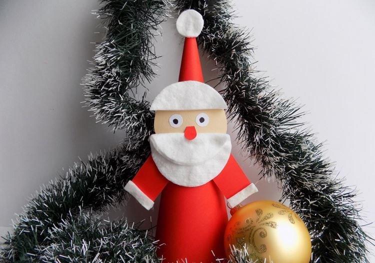 Дед Мороз из бумаги своими руками - фото и идеи