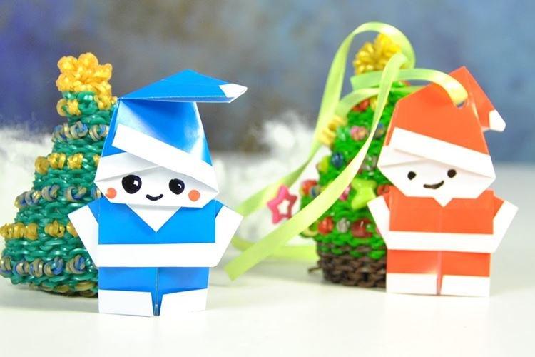 Дед Мороз из бумаги своими руками - фото и идеи