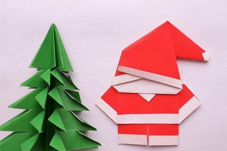 Дед Мороз из бумаги своими руками - фото и идеи