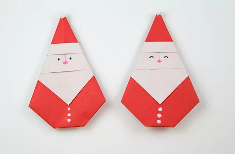 Дед Мороз из бумаги своими руками - фото и идеи