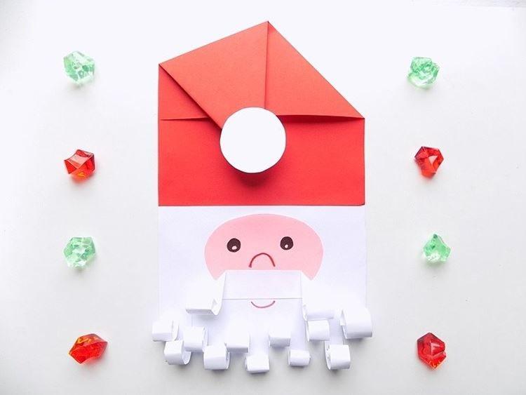 Дед Мороз из бумаги своими руками - фото и идеи