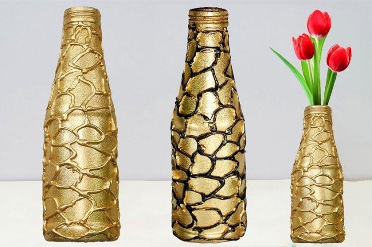 Декор бутылок своими руками - фото и идеи
