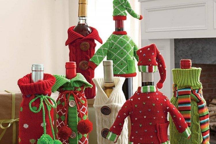 Декор бутылок своими руками - фото и идеи