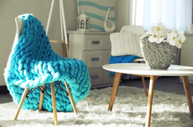 Вязаный декор своими руками - Декор комнаты своими руками