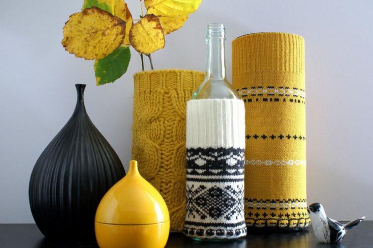 Вязаный декор своими руками - Декор комнаты своими руками