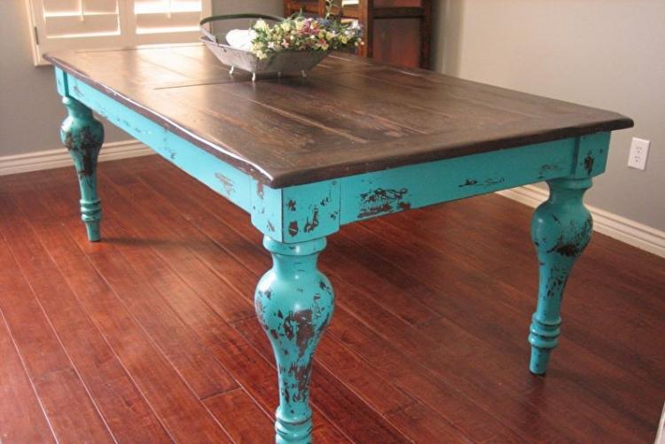Кракелюр - Декор старого стола своими руками