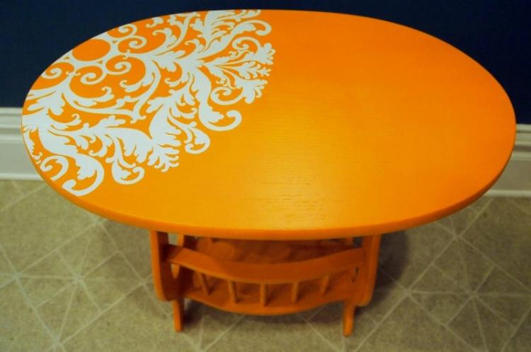 Декор старого стола своими руками - фото и идеи