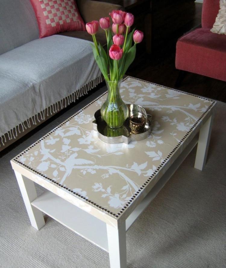 Декор старого стола своими руками - фото и идеи