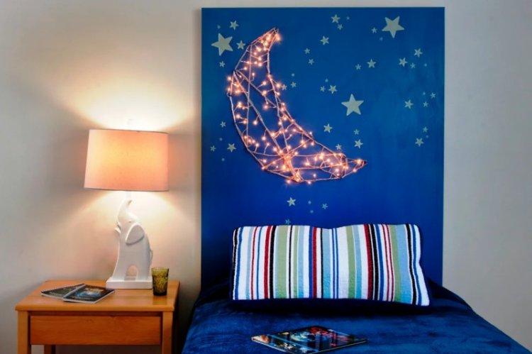 Гирлянды - Декор стен своими руками