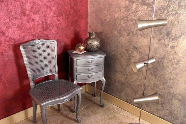 Декоративная штукатурка в интерьере - фото