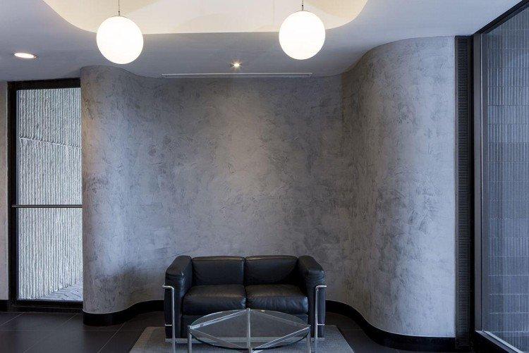 Декоративная штукатурка в интерьере - фото