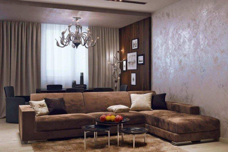 Декоративная штукатурка в интерьере - фото