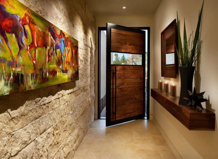 Декоративный камень в интерьере - фото