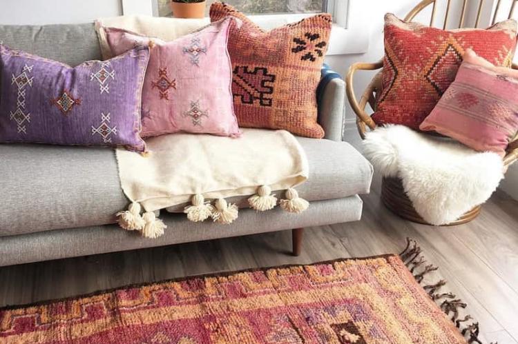 Причудливый бохо - Декоративные подушки своими руками